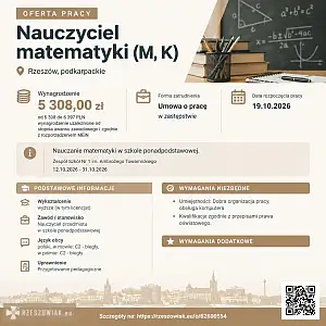 [ePraca] nauczyciel matematyki (M, K) - DEALLO.PL
