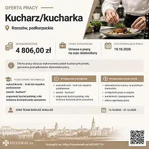 [ePraca] Kucharz/kucharka - DEALLO.PL