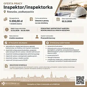 [ePraca] inspektor/inspektorka - RZESZOWIAK.EU