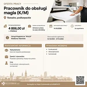 [ePraca] Pracownik do obsługi magla (K/M) - DEALLO.PL