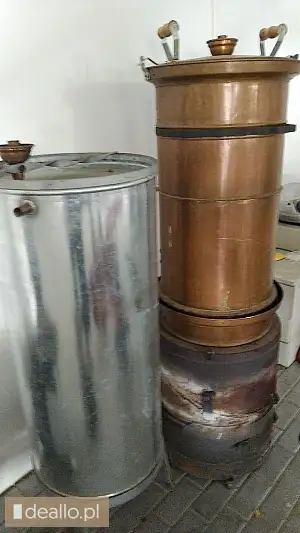[eLicytacje] II licytacja - Destylator miedziany z chłodnicą - HANYSEK.NET