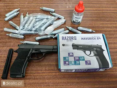 [eLicytacje] I licytacja - Pistolet wiatrówka RazorGun - WARSZAWIAK.EU