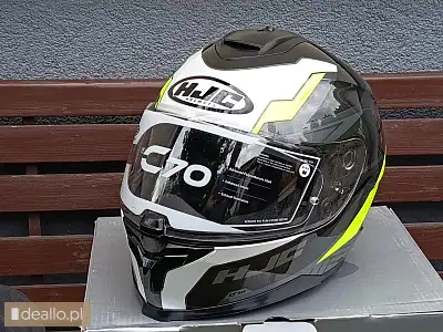 [elicytacje] ii licytacja - kask motocyklowy hjc c70 silon mc3h - DEALLO.PL