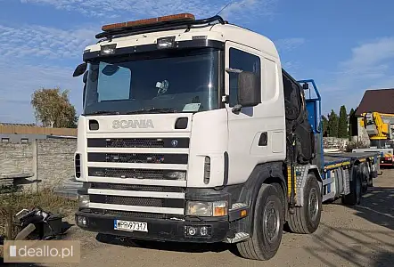 [elicytacje] i licytacja - samochód ciężarowy scania r 124, skrzynia, żuraw hiab - DEALLO.PL