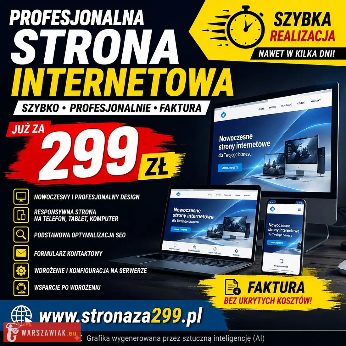 Strony internetowe za 299 zł - wykonanie od A do Z - Zdjęcie 4 - DEALLO.PL