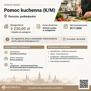 [ePraca] Pomoc kuchenna (K/M) - RZESZOWIAK.EU