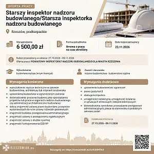 [ePraca] Starszy inspektor nadzoru budowlanego/Starsza inspektorka nadzoru budowlanego - DEALLO.PL