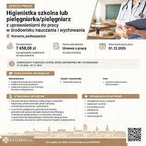 [ePraca] Higienistka szkolna lub pielęgniarka/pielęgniarz z uprawnieniami do pracy w środowisku nauc - DEALLO.PL