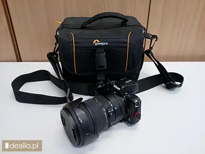 [eLicytacje] I licytacja - Apart fotograficzny marki Nikon Z50 z obiektywem Sigma 17-50 wraz z przys - DEALLO.PL