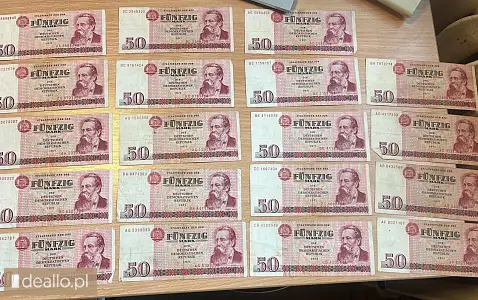 [eLicytacje] II licytacja - Banknoty o nominale 50 marek z 1971 r.  - DEALLO.PL